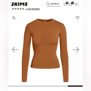 SKIMS Cotton Jersey Long Sleeve